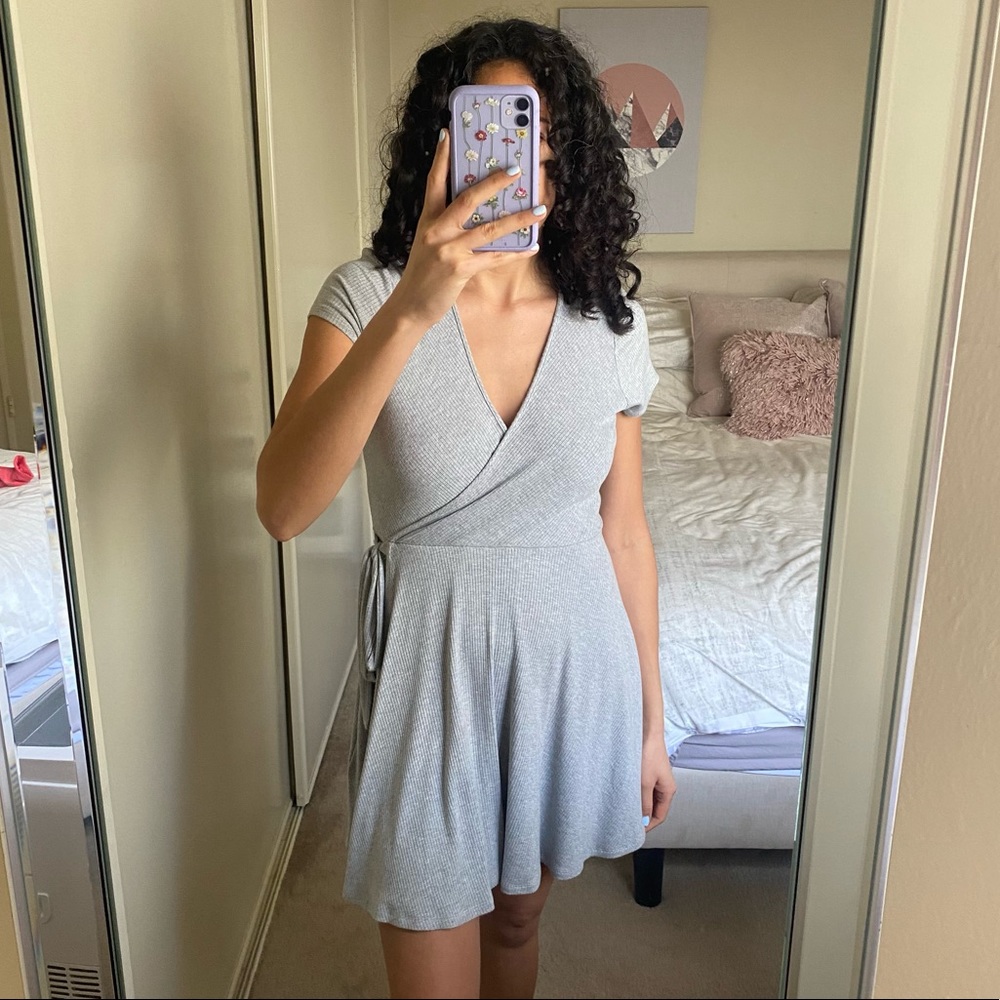 Express Wrap Dress Short Sleeve